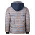Aquascutum ACTIVE PUFFER JACKET CHECK FW23 JK010 28 Beige Check Jacket Mens S
